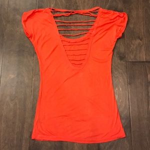 T-shirt with fun back